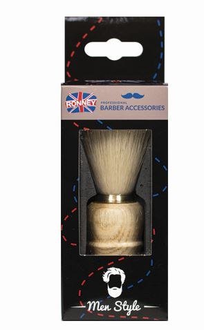 RONNEY Professional Barber Accessories MEN STYLE - Shaving brush - Pędzel do golenia (RAB 00004) Ronney