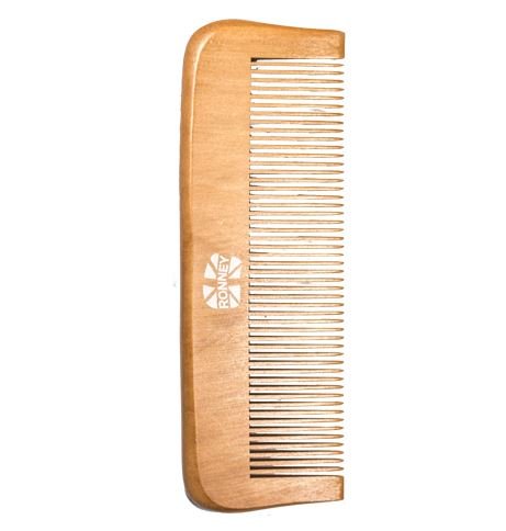 RONNEY Professional Wooden Comb 120 - Profesjonalny drewniany grzebień 158,5 x 50,5 mm RA 00120 Ronney