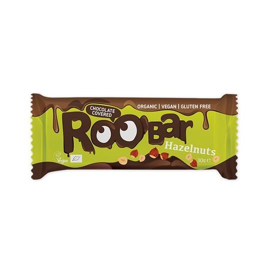 Roobar baton orzech laskowy w czekoladzie 30g BIO Nature Bites