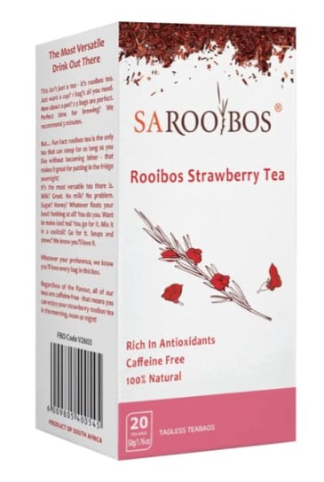 Rooibos - Organiczna Herbata Strawberry Tea Inna marka