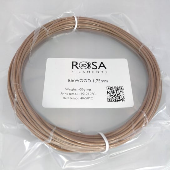 ROSA 3D Filament BioWOOD 1,75mm 50g ROSA3D
