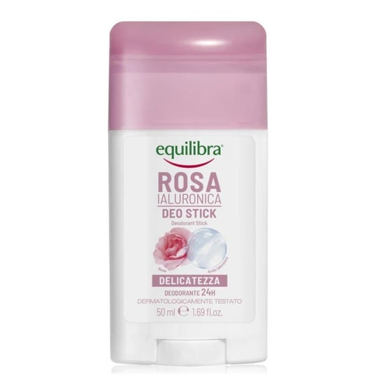 Rosa Body, Różany dezodorant w sztyfcie z kwasem hialuronowym, 50 ml Equilibra