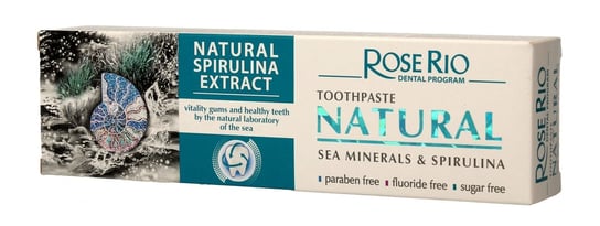 Rose Rio, pasta do zębów Natural Spirulina Extract, 65 ml Rose Rio