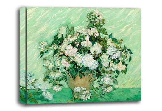Roses 1890, Vincent van Gogh - obraz na płótnie 70x50 cm Galeria Plakatu