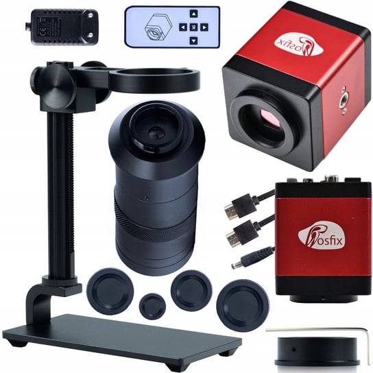 Rosfix Mikroskop cyfrowy z kamerą Draco Pro KMDRP-HDMI-VGA z platformą i obiektywem ODM-100X Inna marka