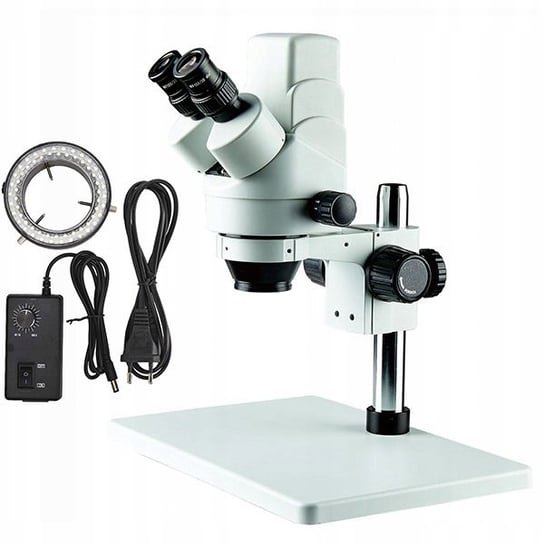 Rosfix Mikroskop stereoskopowy trinokularowy z wbudowaną kamerą USB Pluto Pro MSPP-T-BB1-KU + Rosfix Regulowany Oświetlacz do mikroskopu 56xLED Inna marka