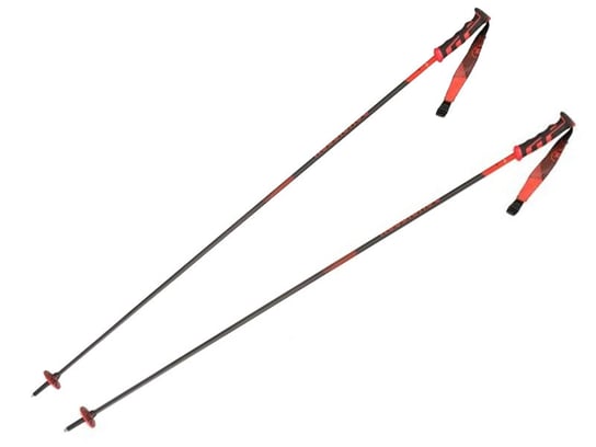 Rossignol, Kijki narciarskie, Tactic Carbon Safety, czarno - czerwony, 130 cm Rossignol