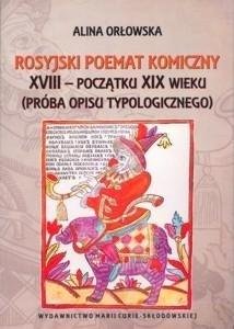 Rosyjski poemat komiczny XVIII - początku XIX w. Wydawnictwo UMCS