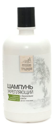 Rosyjskie Tradycje, szampon wzmacniający z brzozowego soku, 400 ml Rosyjskie Tradycje