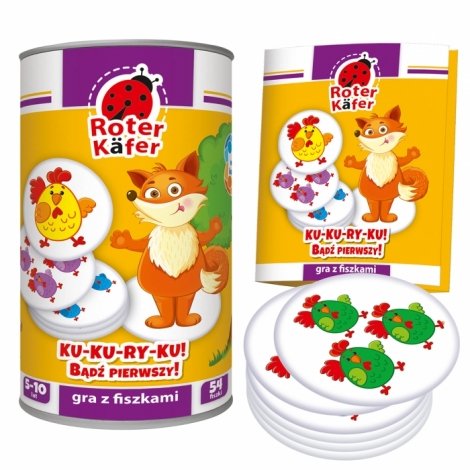 Roter Kafer, gra edukacyjna z fiszkami ku ku ry ku Bądź Pierwszy Roter Kafer