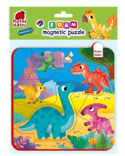 Roter Kafer, puzzle, Dinozaury, 14 el. Roter Kafer