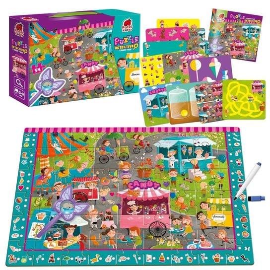 Roter Kafer, puzzle, edukacyjne, Detective - Candy Fair, 54 el. Roter Kafer