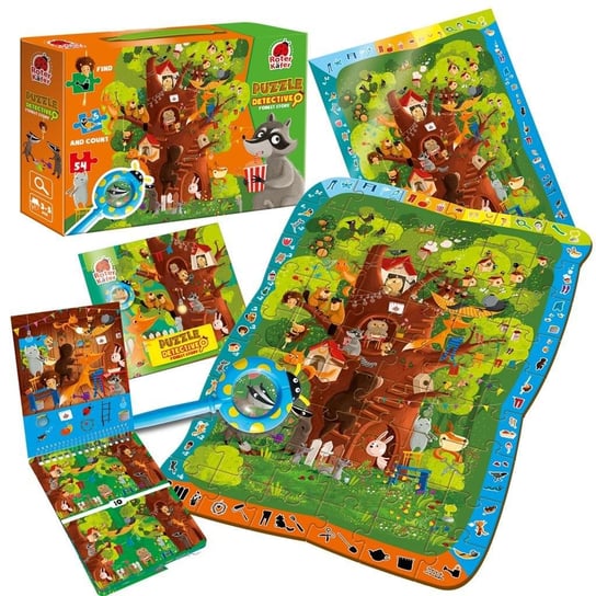 Roter Kafer, puzzle, edukacyjne, Detective - Forest Story, 54 el. Roter Kafer