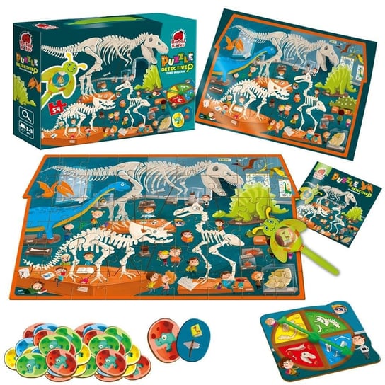 Roter Kafer, puzzle, edukacyjne, Detective - Forest Story, Dino Museum, 54 el. Roter Kafer