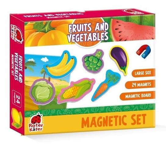 Roter Kafer, puzzle, magesy, Warzywa i owoce, 24 el. Roter Kafer
