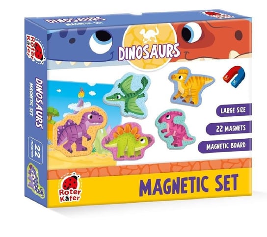 Roter Kafer, puzzle, magnesy, Dinozaury, 22 el. Roter Kafer
