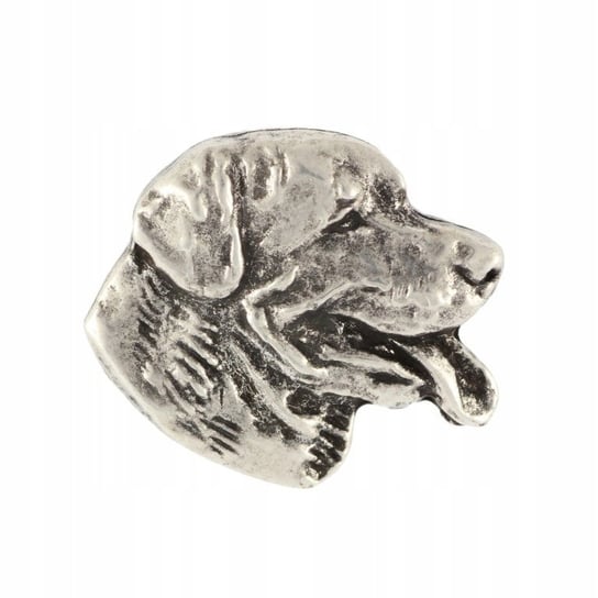 Rottweiler posrebrzany pin, broszka Inna marka