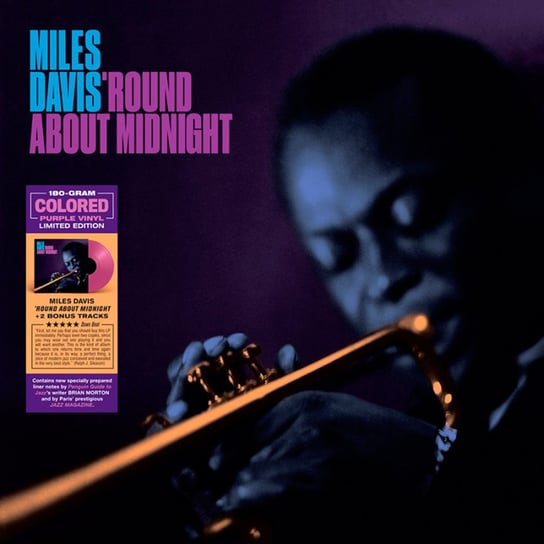 Round About Midnight (180 Gram Limited Edition) (kolorowy winyl) Davis Miles, Coltrane John, Garland Red, Chambers Paul, Jones Philly Joe