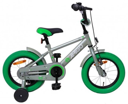 Rower  14 Cali Dla Chłopca Sports Zielony Inna marka