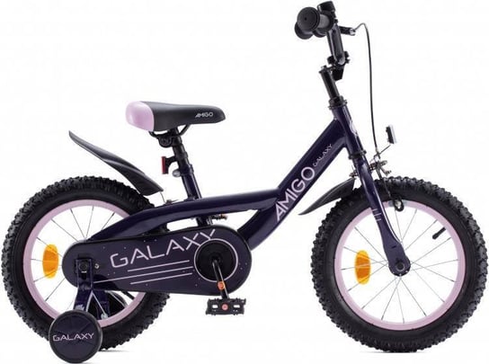 Rower 14 Cali Dla Dziewczynki Galaxy Fioletowo-różowy Inna marka