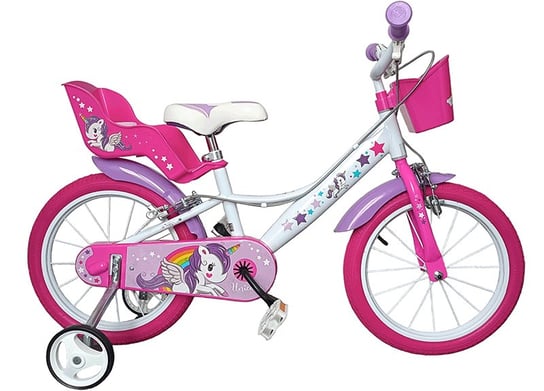 Rower 16 Cali Dla Dziewczynki Unicorn 16 Cali Dino Bikes
