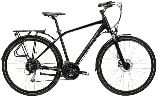 Rower 28 Kross Trans 8.0 Czarny-Srebrny Połysk Shimano Alivio Męski Hydr Kross