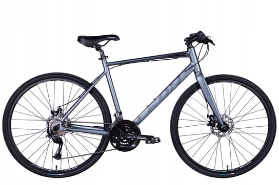 Rower crossowy Leon HD 80 DD rama 21 cali koło 28 " szary SHIMANO Leon