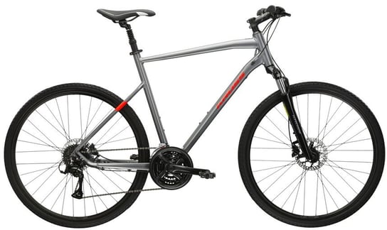 Rower crossowy męski Kross Evado 4.0 28 XL(23") grafitowy/czerwony połysk Kross
