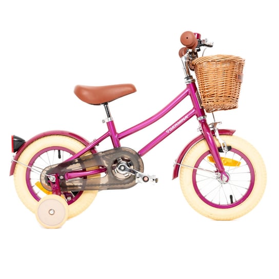 Rower dziecięcy 12", różowy, VINTAGE GIRL, GERMINA / Germina Inna marka