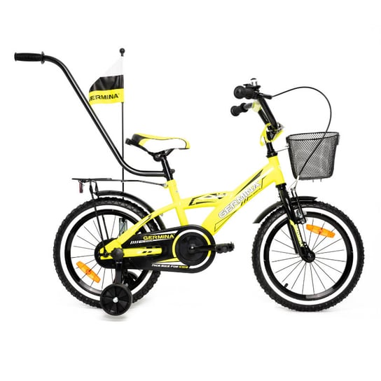 Rower dziecięcy 16", żółty, BMX BOY, GERMINA / Germina Inna marka