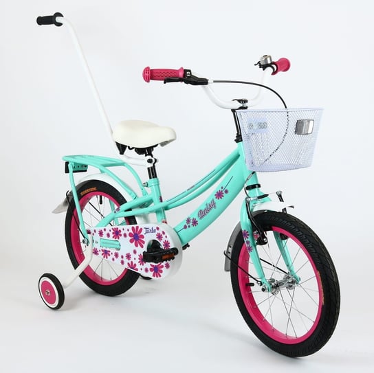 Rower dziecięcy BMX Daisy 16" miętowo/różowy Art-Pol