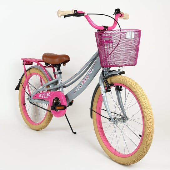 Rower dziecięcy BMX Daisy 20" Szaro Różowy Art-Pol