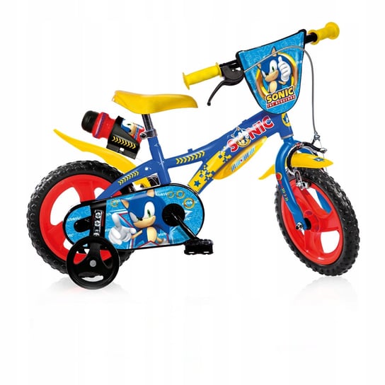 Rower dziecięcy DINO SONIC, 12 cali [Niebieski, Rama dziecięca] Dino