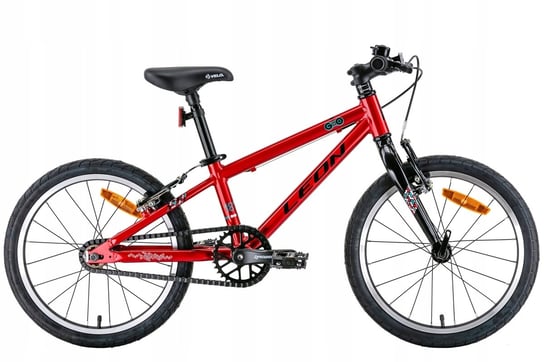 Rower dziecięcy Leon GO Vbr koło 18 " czerwony Leon