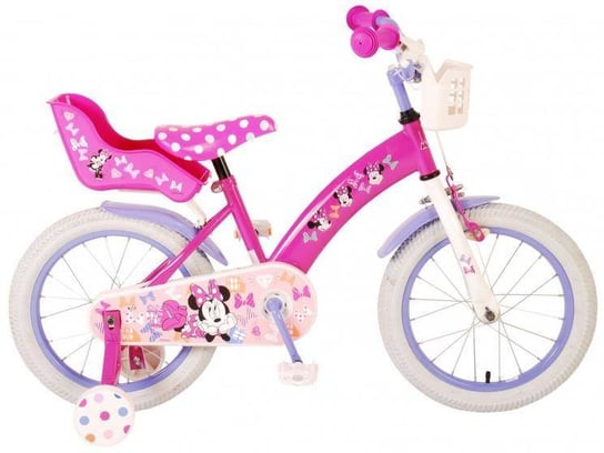 Rower Dziecięcy Minnie 16 Cali Różowo-fioletowy Inna marka