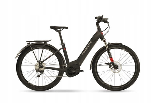 Rower el Haibike Trekking 6.0 630 LOW Black/Red S Haibike