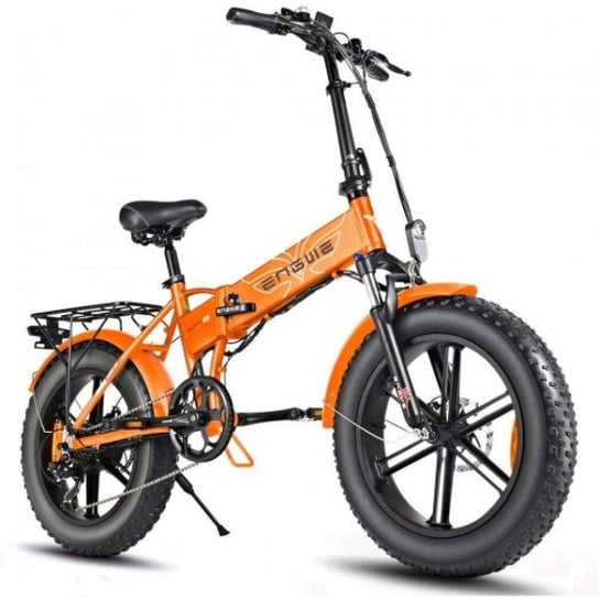 Rower Elektryczny, Engwe,  45 Km/h, zasięg 120 Km, Pomarańczowy ENGWE
