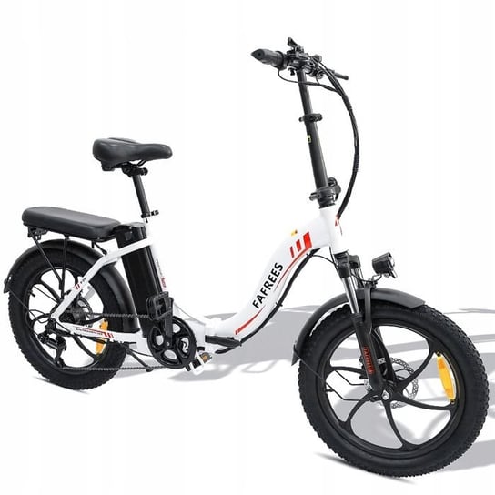 Rower elektryczny Fafrees F20 16AH 36V 80KM 250W rama 20-calowe koło aluminiowe 20" BIAŁY Fafrees