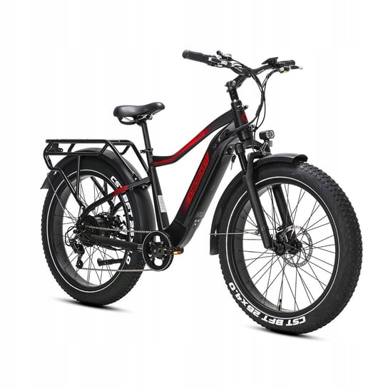 Rower Elektryczny FAT BIKE Jobobike APEX, alu, koło 26", 14Ah, hydraulika Inna marka