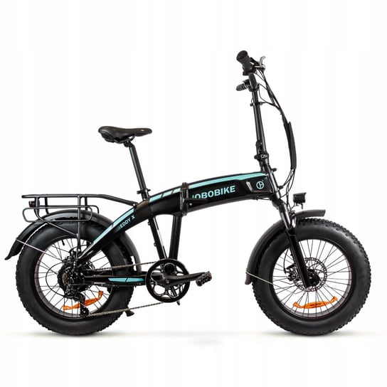 Rower elektryczny FAT BIKE Jobobike Eddy X aluminium koło 20" czarny 250 W Jobobike