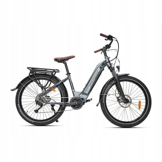 Rower elektryczny Jobobike Lyon rama 16,5 cala aluminium koło 26 " szary Jobobike