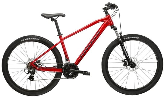 Rower górski męski Kross Hexagon 2.0 27 S(15") rower czerwony/czarny połysk Kross