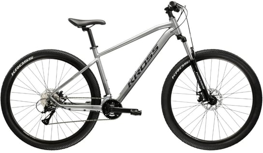Rower górski męski KROSS HEXAGON 3.0 S(15") 27,5 SZARY GRANATOWY POŁYSK Kross