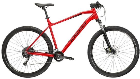 Rower górski męski Kross Level 1.0 29 L(19") rower czerwony/czarny Kross