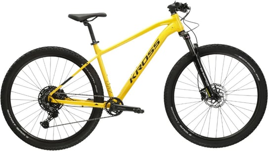 Rower górski męski KROSS LEVEL 4.0 L(19") 29 ŻÓŁTY CZARNY POŁYSK Kross