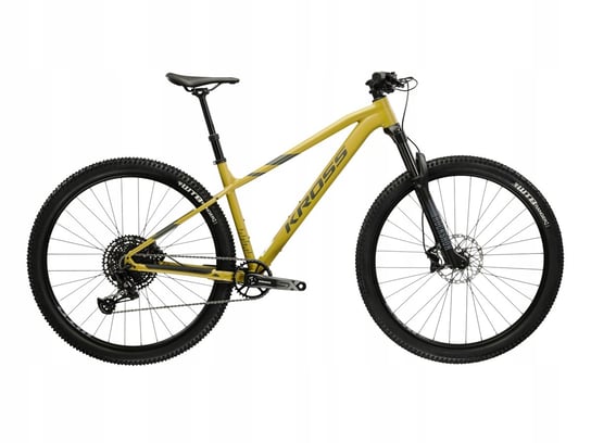 Rower górski MTB XC KROSS LEVEL 6.0 rozmiar S Brązowy Kross