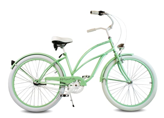 Rower miejski damski Cruiser 28 MOJITO miętowy RoyalBi