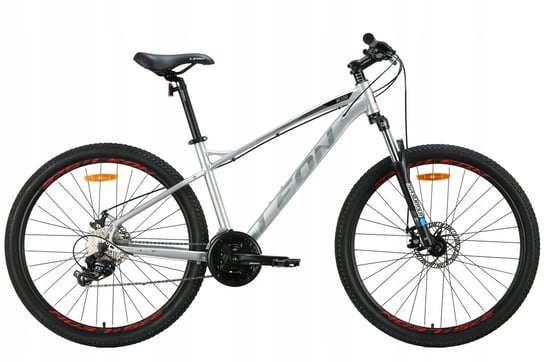 Rower MTB Leon XC 100 DD rama 16,5 cala koło 27,5 " szary SHIMANO Leon
