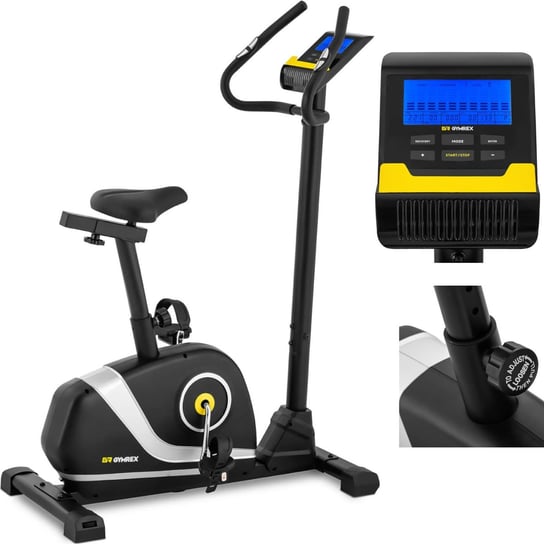 Rower rowerek stacjonarny treningowy z kołem zamachowym 4 kg LCD do 110 kg Inna marka