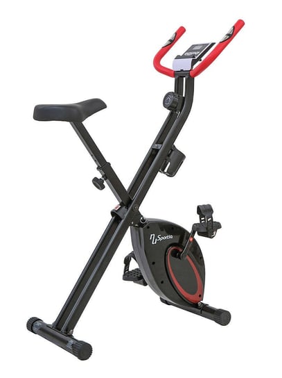 Rower treningowy składany Sportia NS-652-VK1 czarno-czerwony Sportia